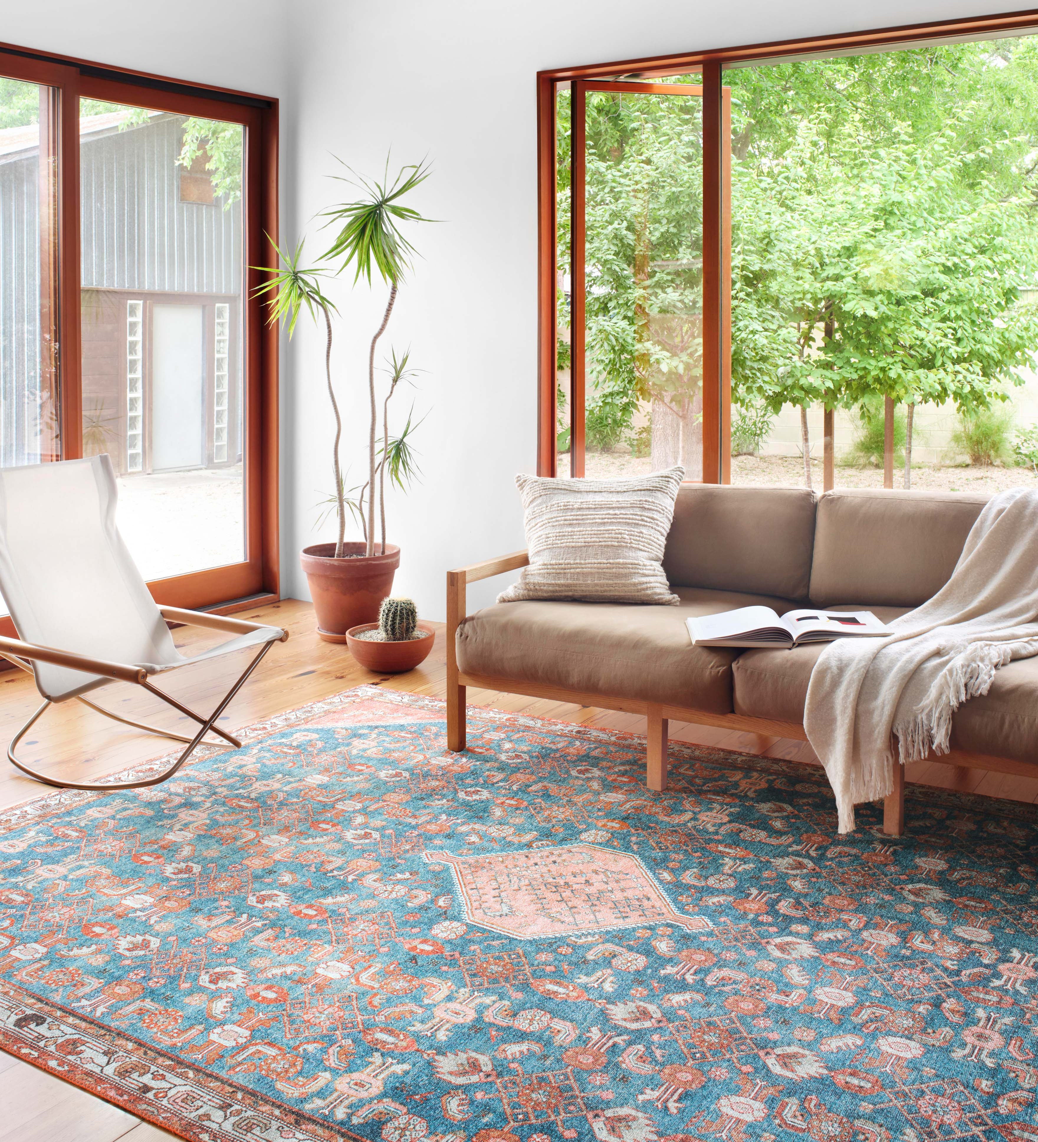 Loloi Layla Marine / Clay Rug RUGS - synthetic Loloi