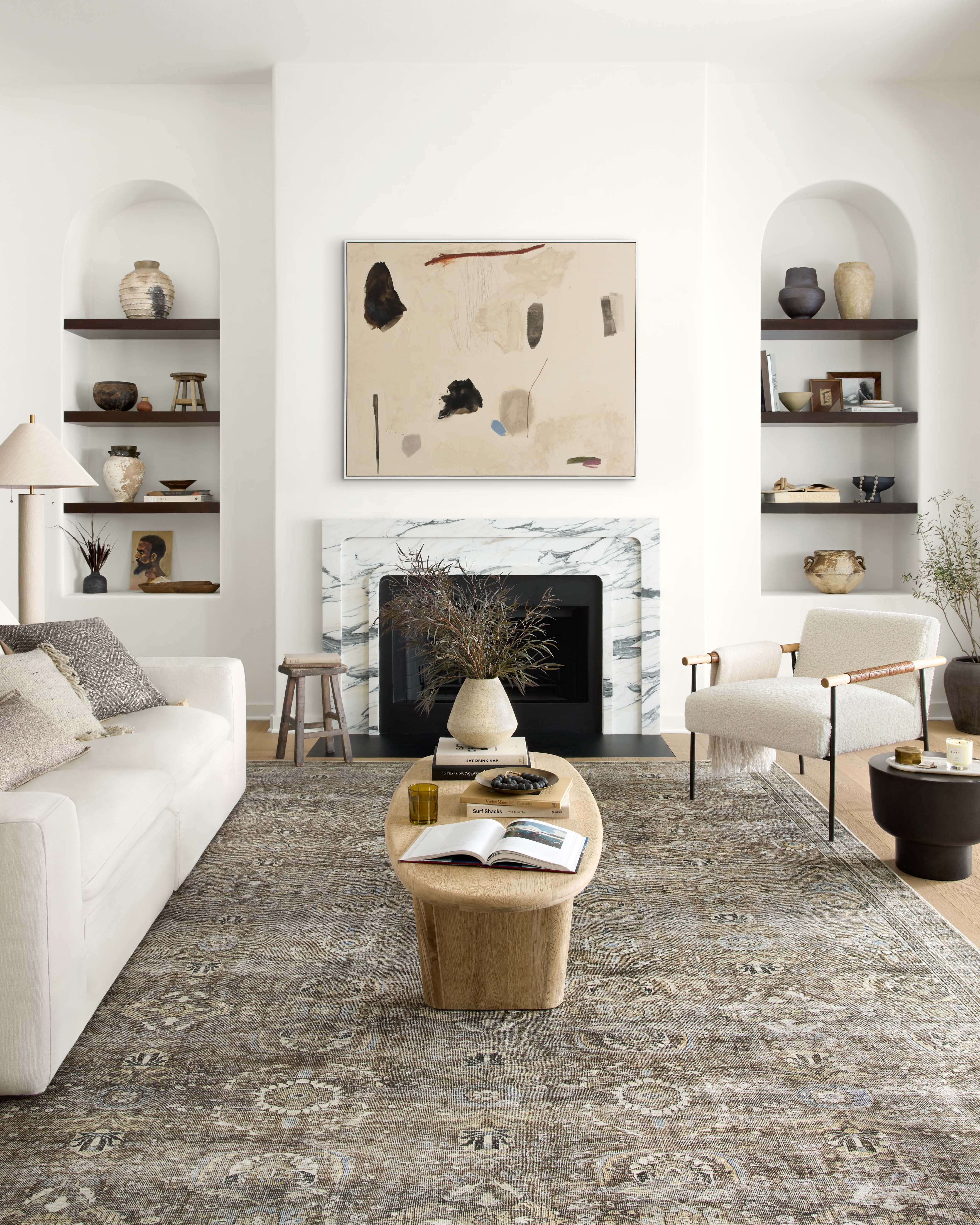 Loloi Layla Antique / Moss Rug 0-patterned rugs Loloi