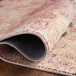 Loloi Layla Pink / Lagoon Rug RUGS - synthetic Loloi