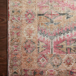 Loloi Layla Pink / Lagoon Rug RUGS - synthetic Loloi