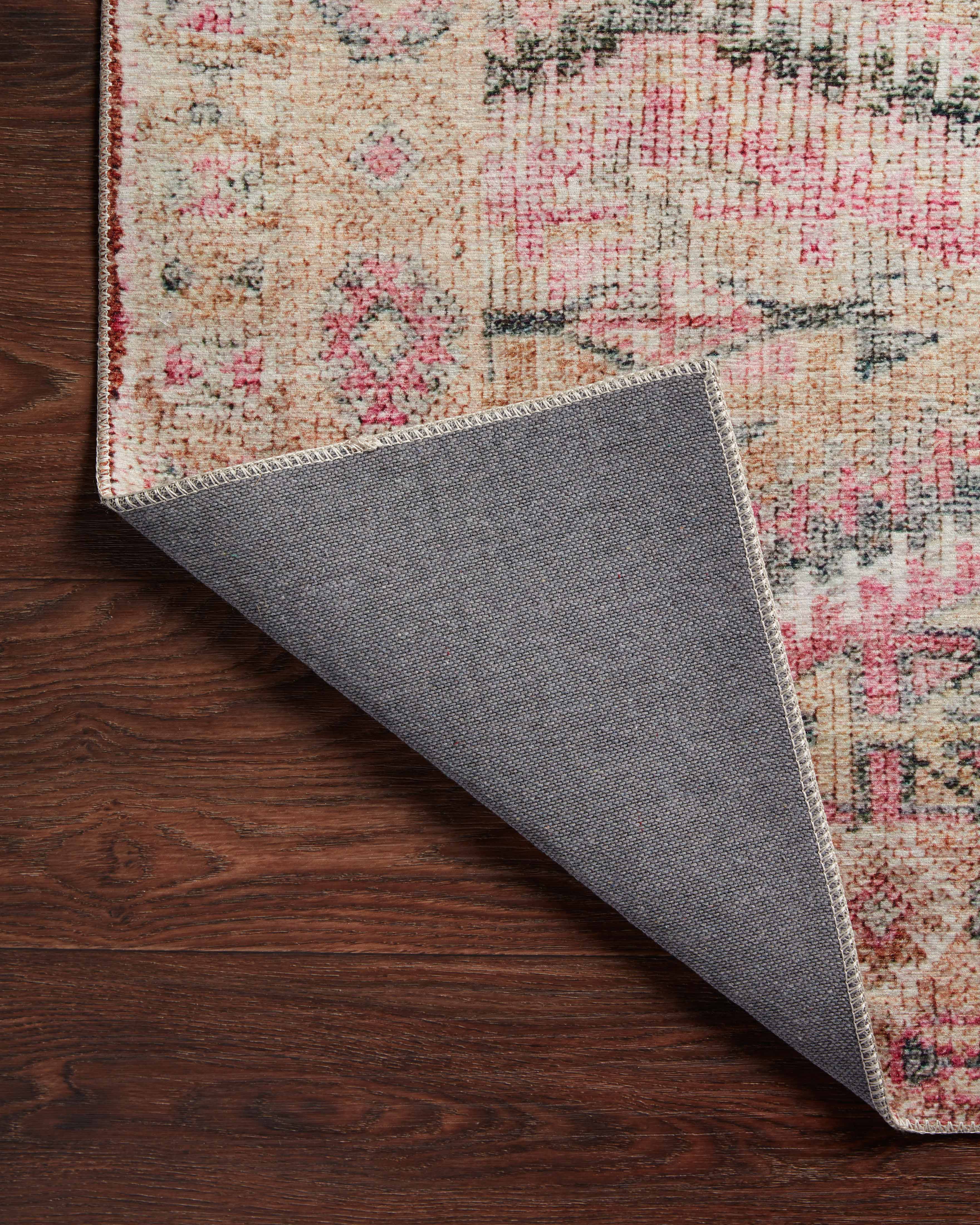 Loloi Layla Pink / Lagoon Rug RUGS - synthetic Loloi