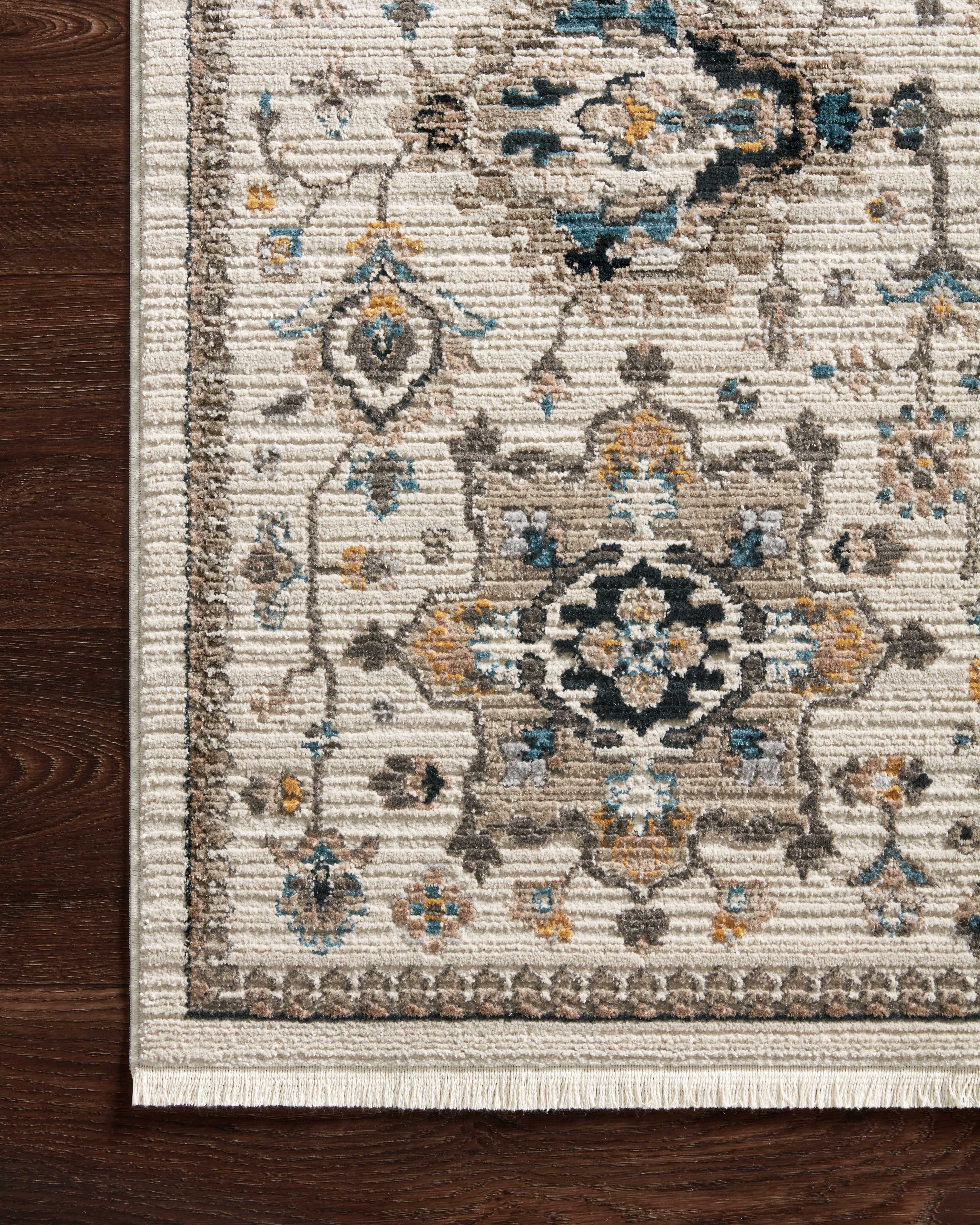 Loloi Leigh Ivory / Taupe Rug RUGS - synthetic Loloi