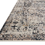 Loloi Leigh Charcoal / Taupe Rug RUGS - synthetic Loloi
