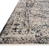 Loloi Leigh Charcoal / Taupe Rug RUGS - synthetic Loloi