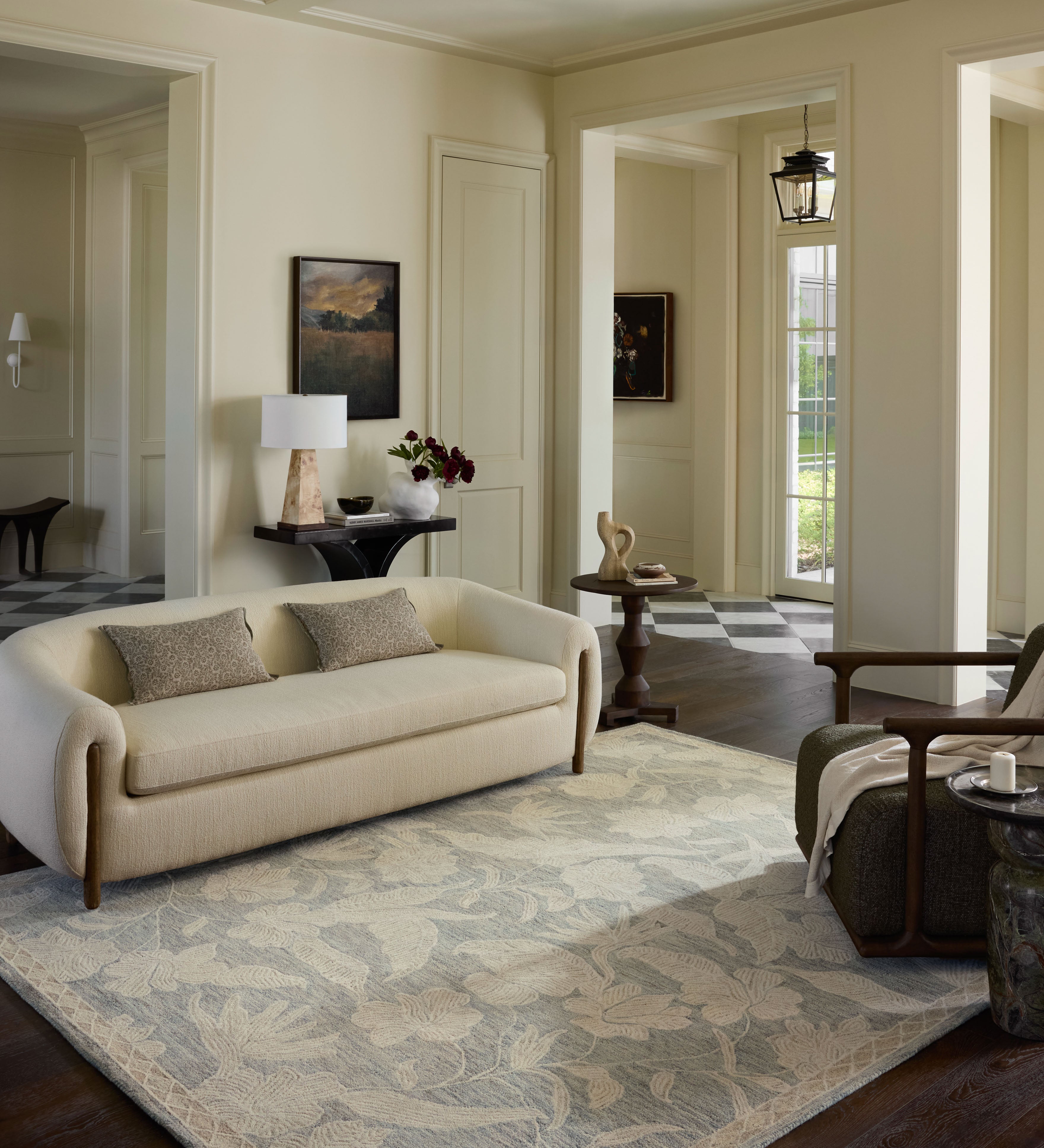 Loloi Lenore Blue / Natural Rug RUGS - wool Loloi