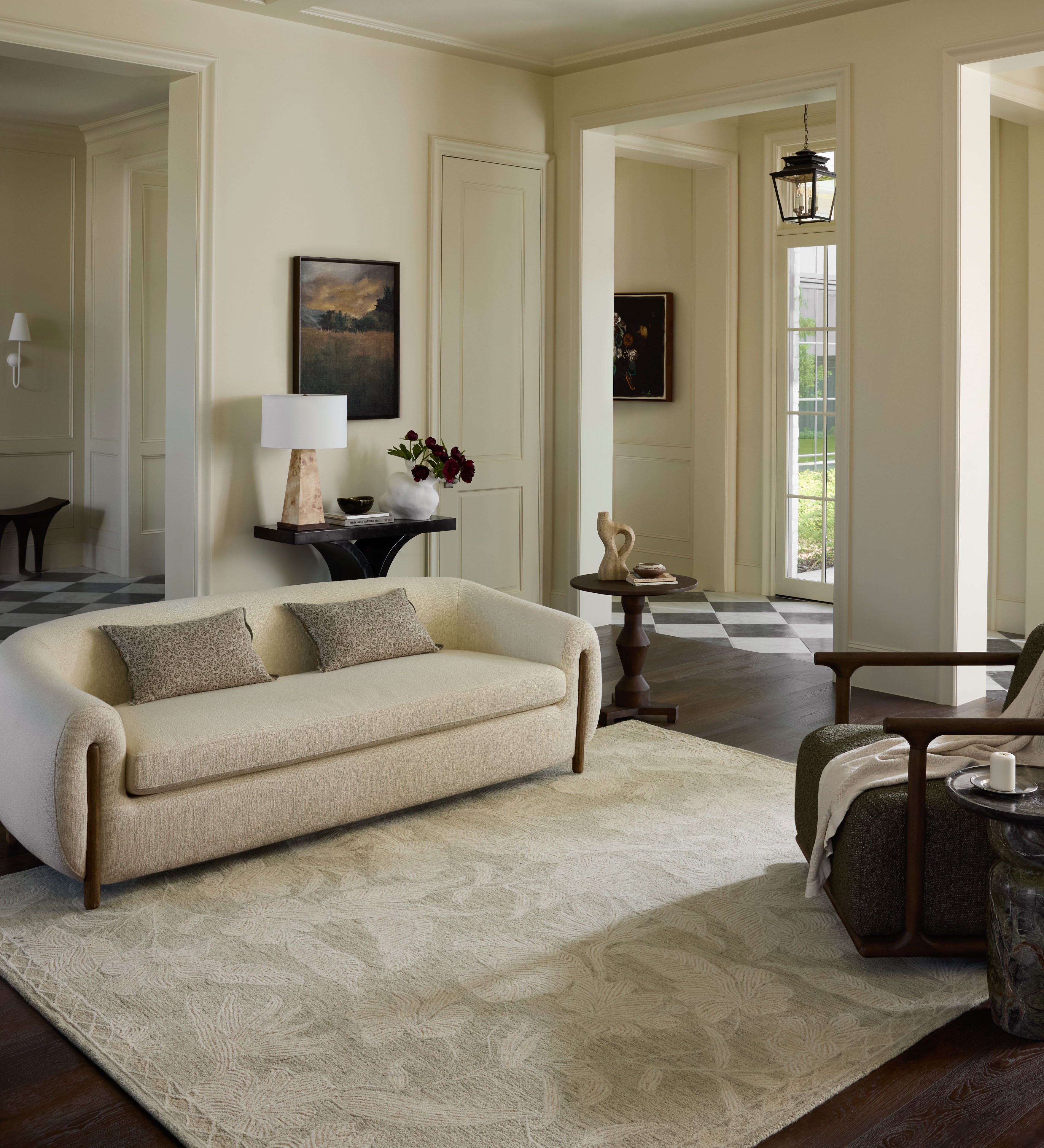 Loloi Lenore Sage / Natural Rug – view 2