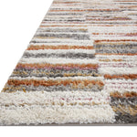 Loloi Levitt Shag Ivory / Sunset Rug RUGS - synthetic Loloi