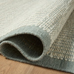 Amber Lewis x Loloi Lilah Ivory / Sky Rug RUGS - wool Loloi