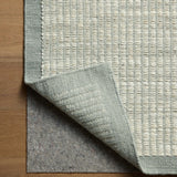Amber Lewis x Loloi Lilah Ivory / Sky Rug RUGS - wool Loloi