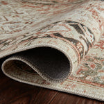 Loloi Lenna Rust / Charcoal Rug 2 - RUGS - patterned Loloi
