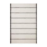 Magnolia Home By Joanna Gaines x Loloi Logan White / Mocha Rug RUGS - synthetic Loloi 18" x 18"