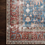 Loloi Loren Blue / Brick Rug RUGS - synthetic Loloi