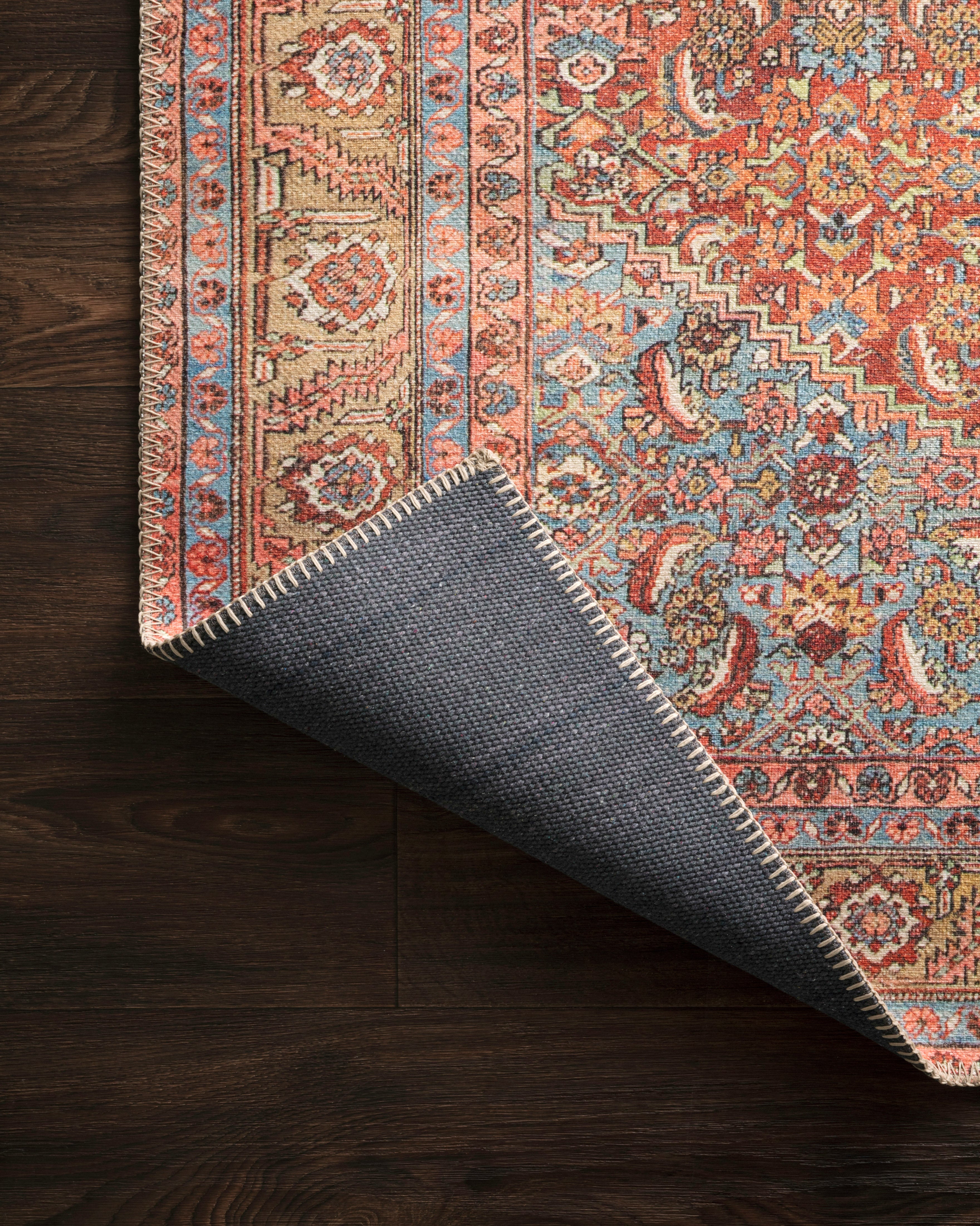 Loloi Loren Red / Multi Rug RUGS - synthetic Loloi