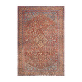 Loloi Loren Red / Multi Rug RUGS - synthetic Loloi 18" x 18"
