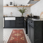 Loloi Loren Red / Navy Rug RUGS - synthetic Loloi