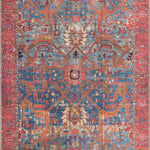 Loloi Loren Blue / Red Rug RUGS - synthetic Loloi
