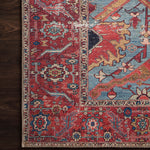 Loloi Loren Blue / Red Rug RUGS - synthetic Loloi