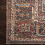Loloi Loren Brick / Midnight Rug 2-RUGS-patterned Loloi