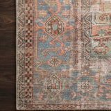 Loloi Loren Terracotta / Sky Rug 2-patterned rugs Loloi