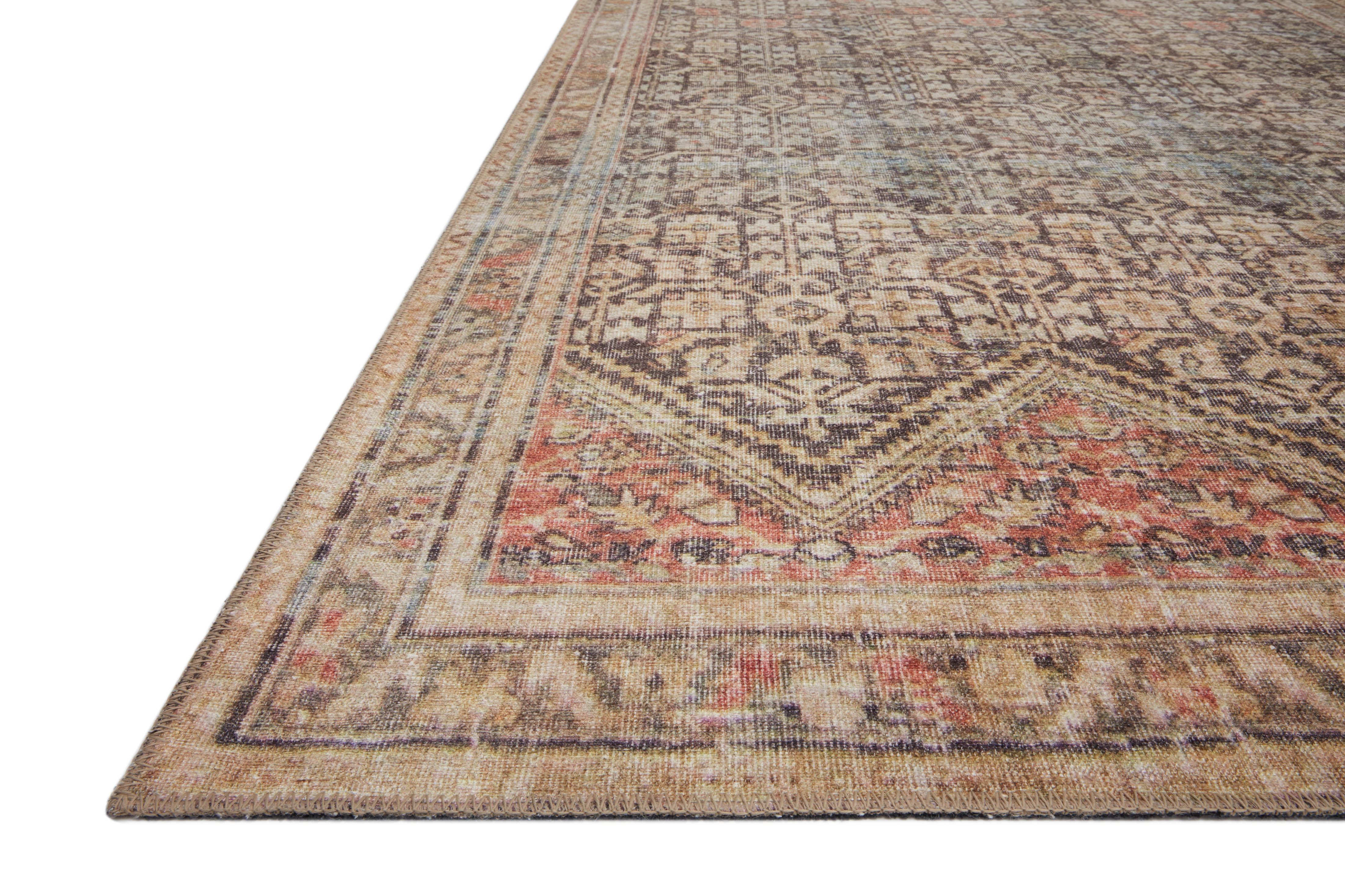 Loloi Loren Charcoal / Multi Rug 2-patterned rugs Loloi