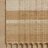Magnolia Home by Joanna Gaines x Loloi Louie Ivory / Natural RUGS - jute Loloi