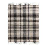 Joanna Gaines x Loloi Louie Ivory / Black Rug RUGS - jute Loloi 18" x 18"