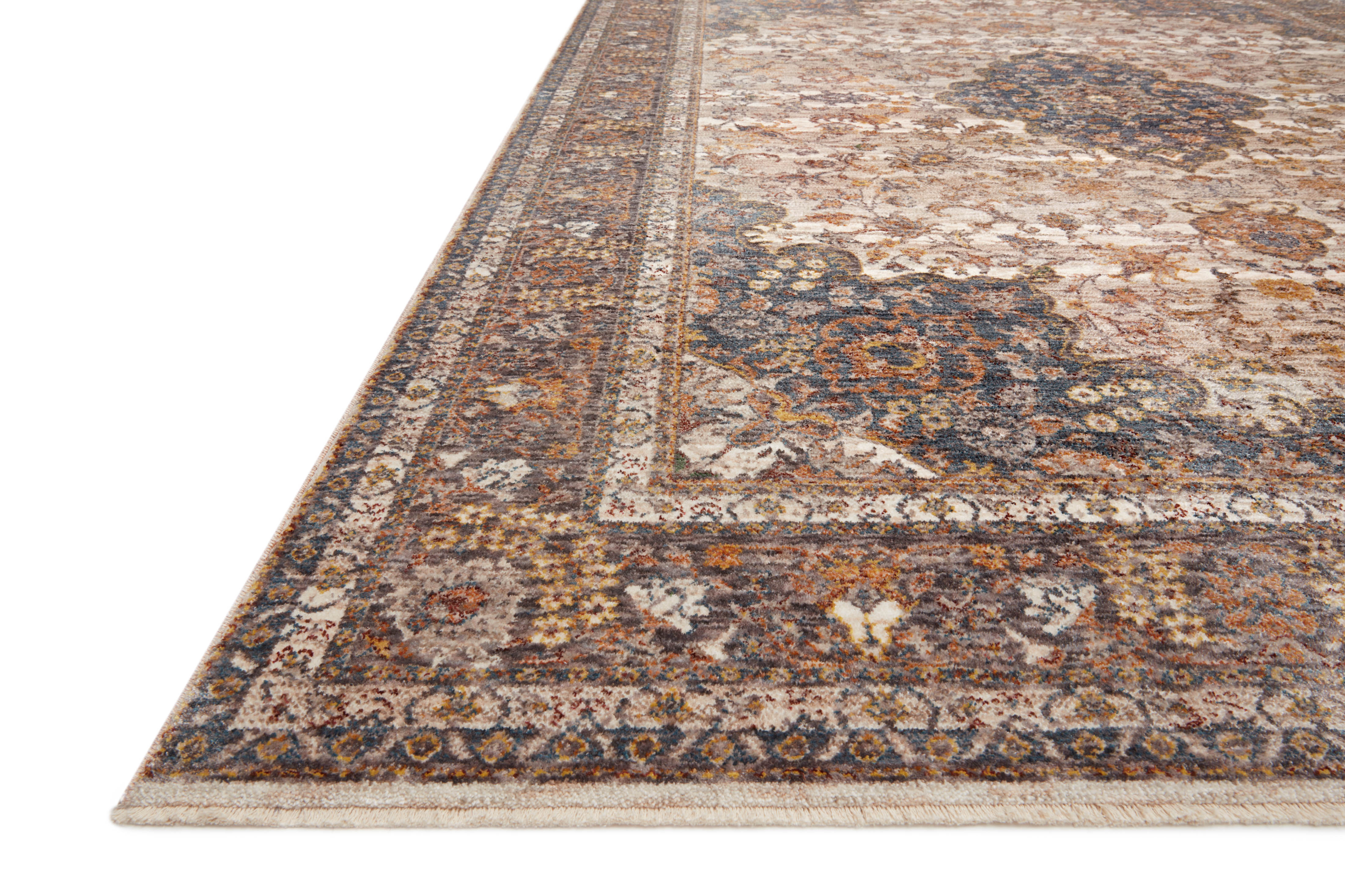 Loloi Lourdes Natural / Ocean Rug RUGS - synthetic Loloi