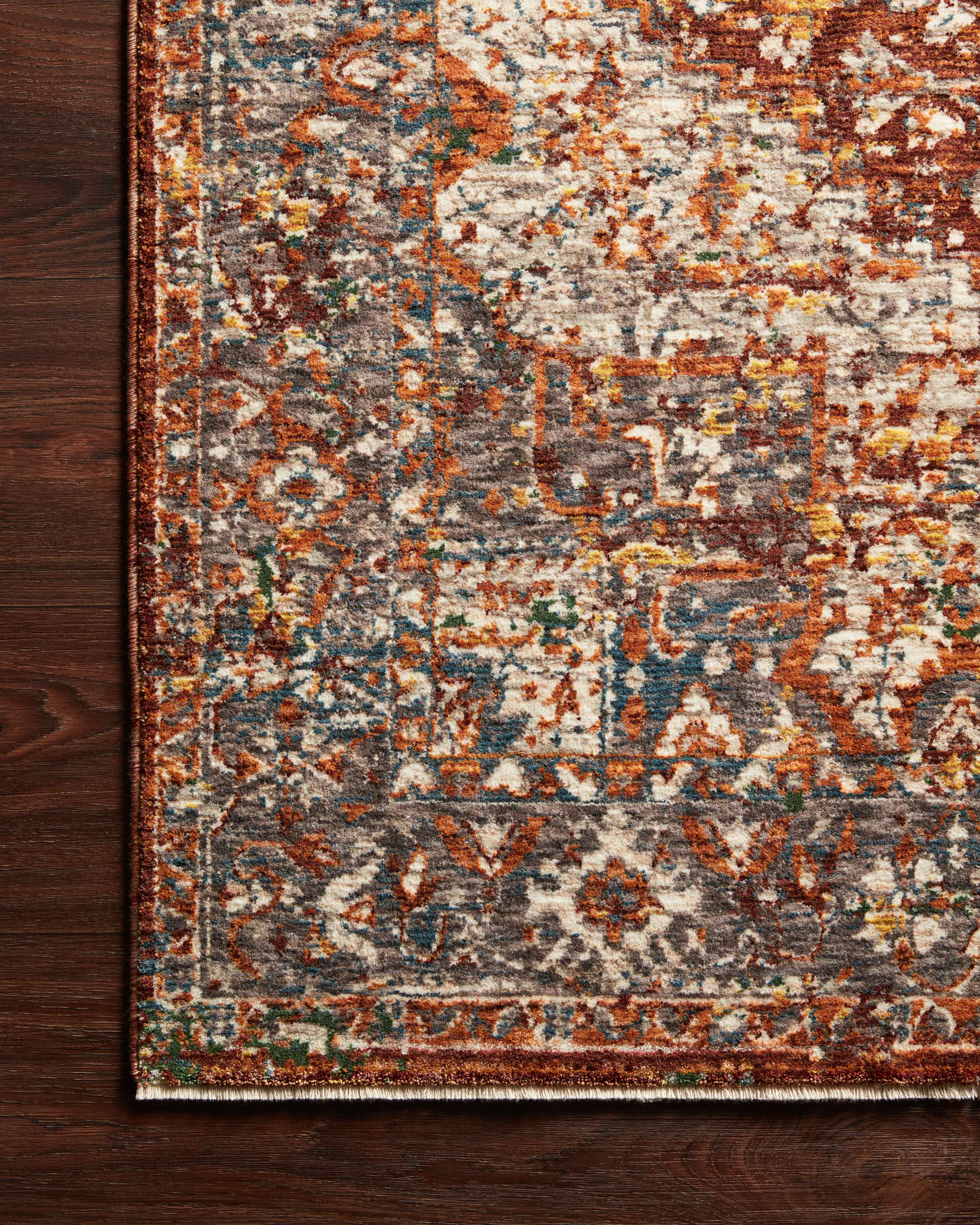 Loloi Lourdes Rust / Multi Rug RUGS - synthetic Loloi