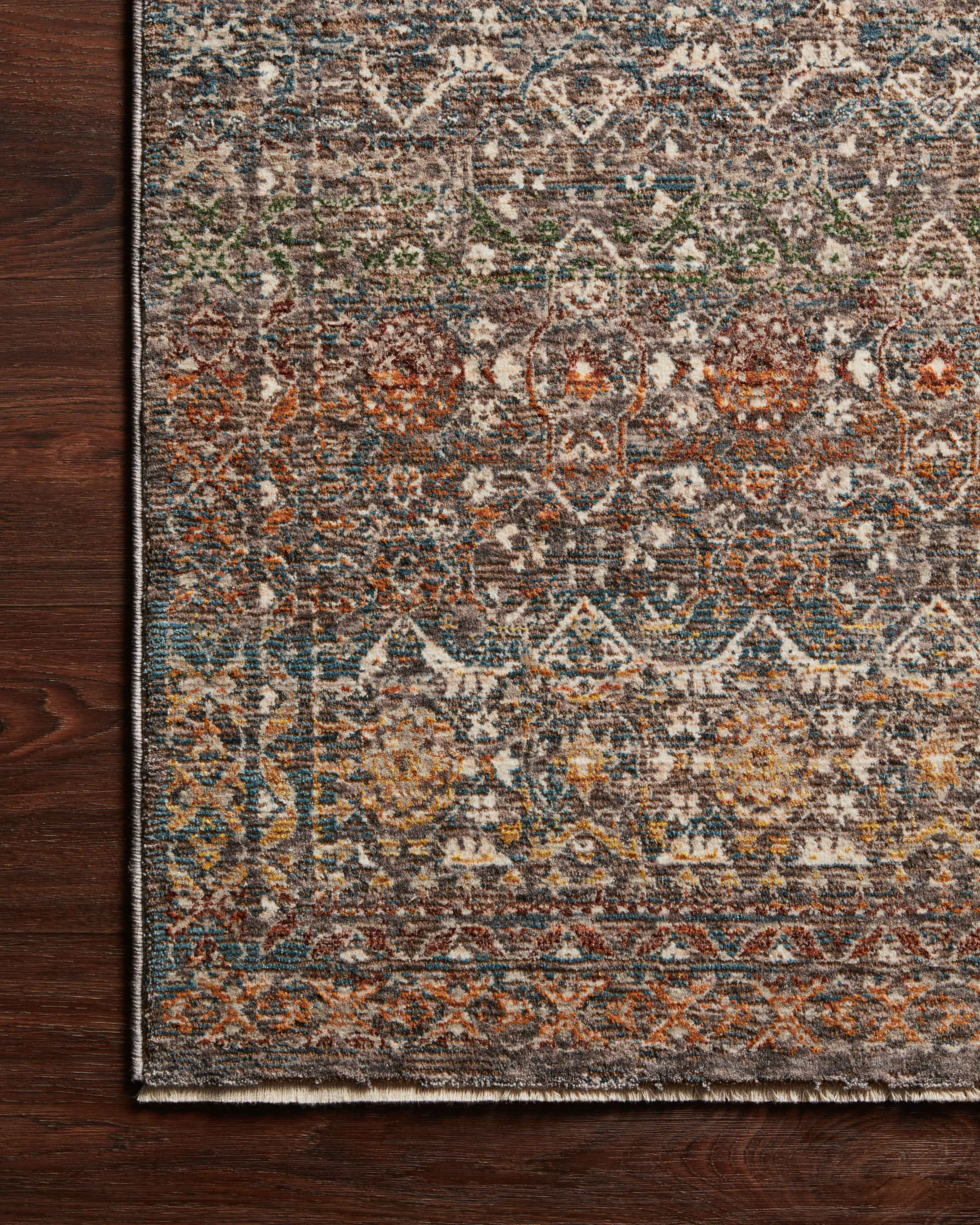 Loloi Lourdes Stone / Multi Rug RUGS - synthetic Loloi