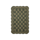 Rifle Paper Co. x Loloi Lisette Forest / Oatmeal Rug RUGS - wool Loloi 18" x 18"