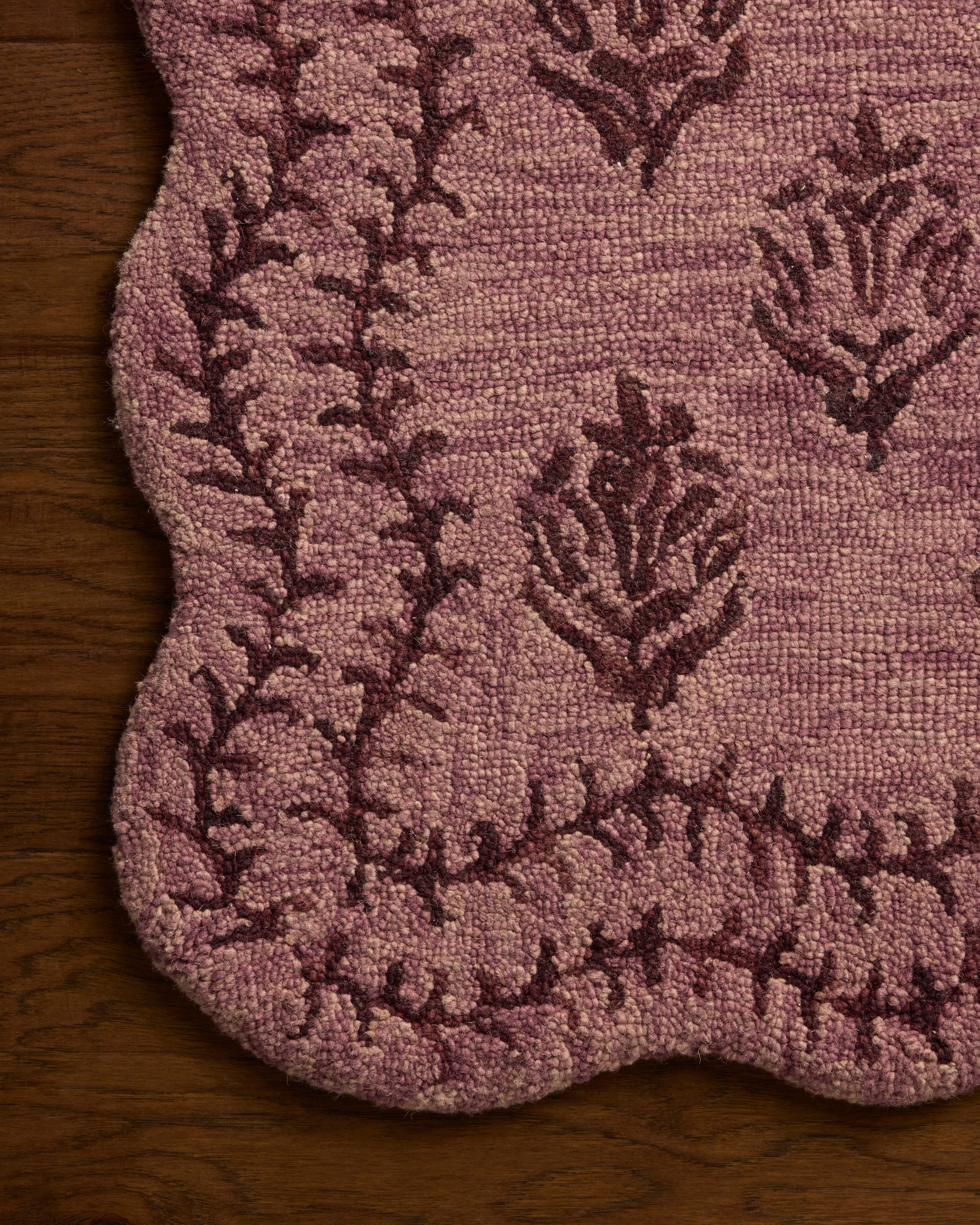 Rifle Paper Co. x Loloi Lisette Plum / Dark Plum Rug RUGS - wool Loloi