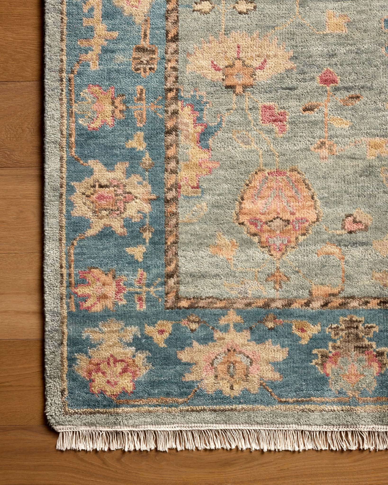 Magnolia Home x Loloi Lucille Blue / Multi Rug - Rug & Weave