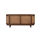 Canguya Media Stand FURNITURE - media storage Union Home 68" Porto Dark Finish
