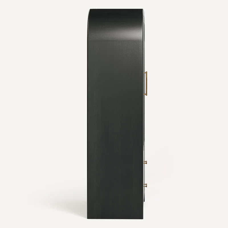 Lio Solid Wood Tall Cabinet FURNITURE - cabinet Union Home