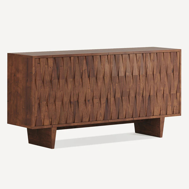 Tangence Solid Wood Sideboard FURNITURE - sideboard Union Home