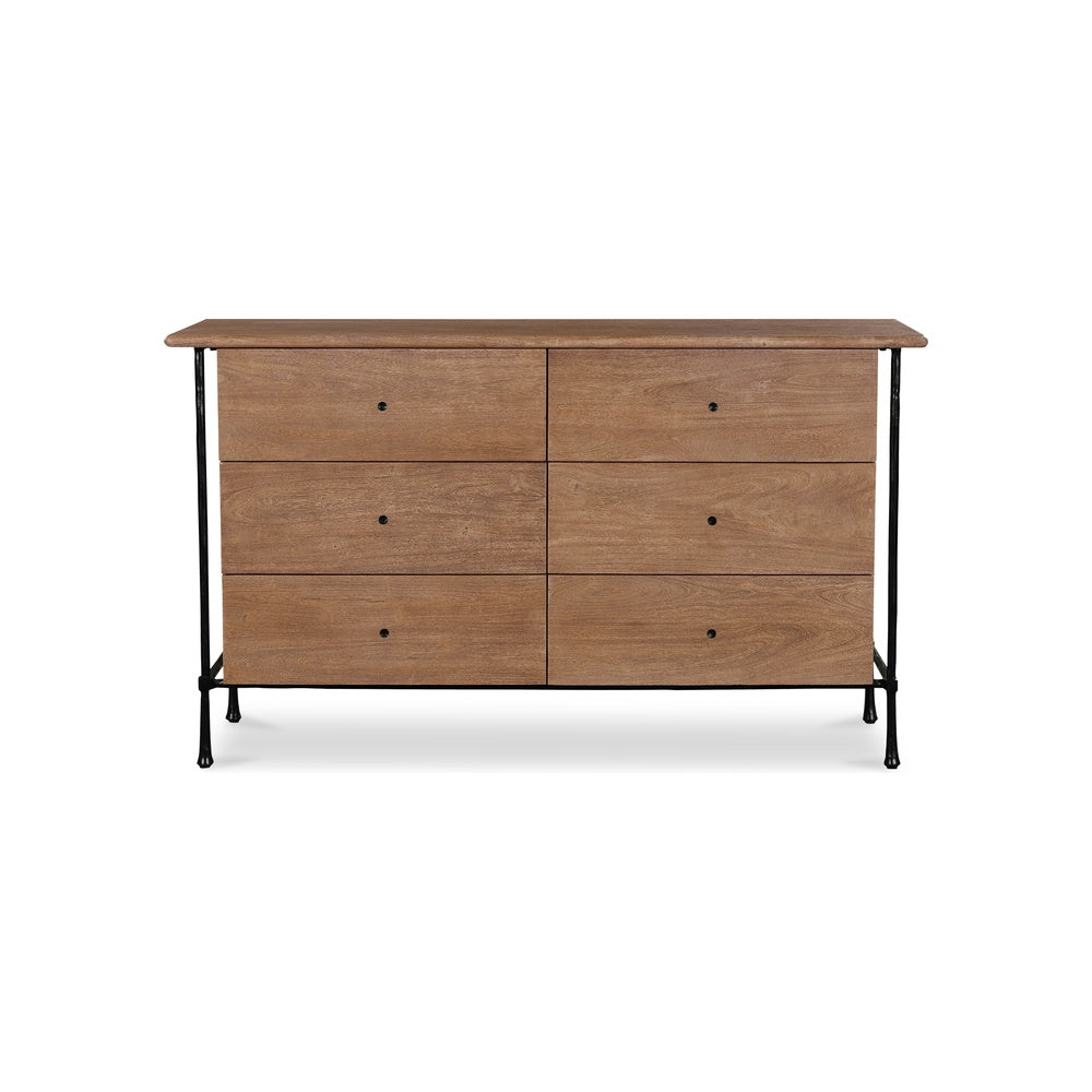 Ryne 6 Drawer Dresser FURNITURE - dressers & chests Moe's Furniture