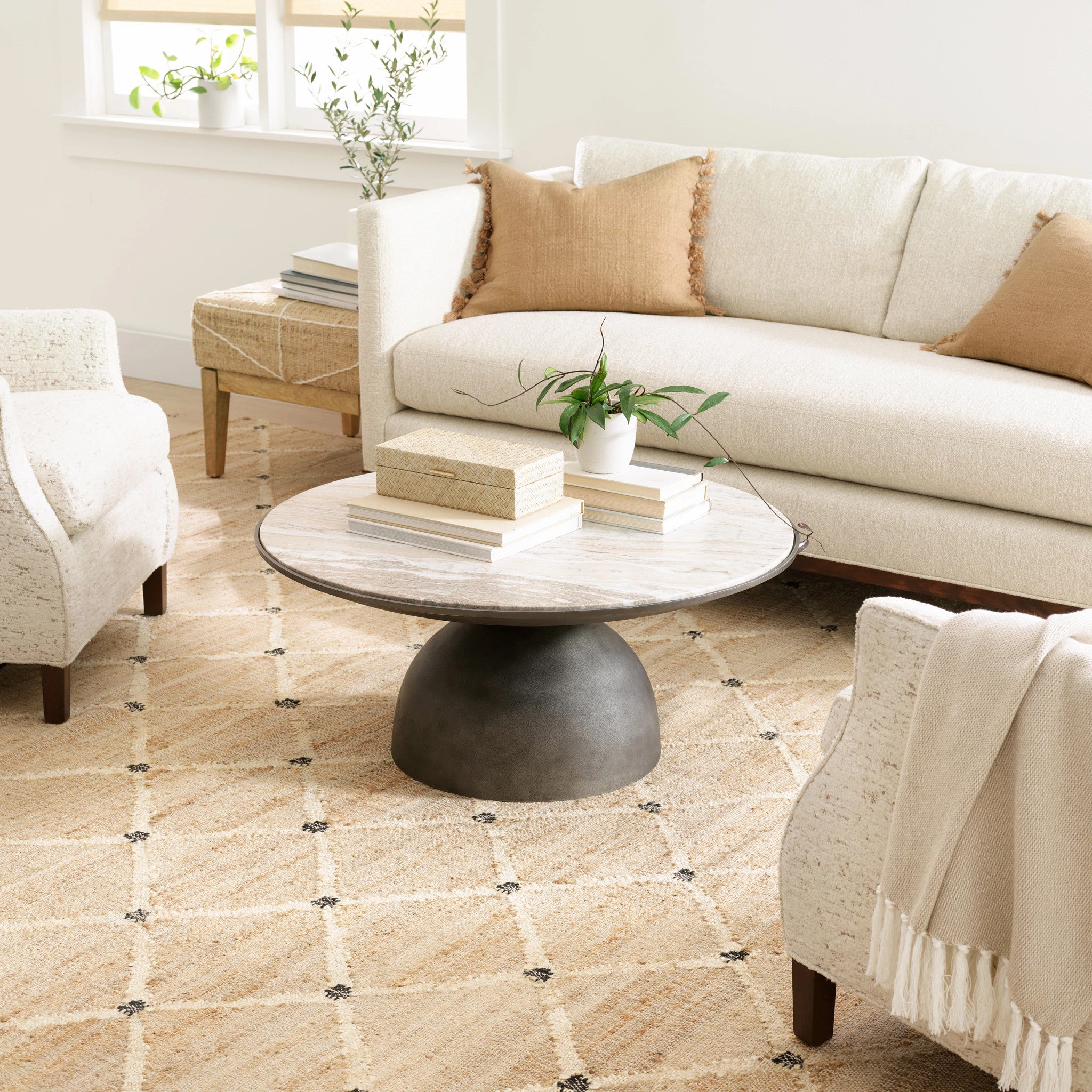 Kali Handwoven Jute Rug RUGS - jute Dash & Albert