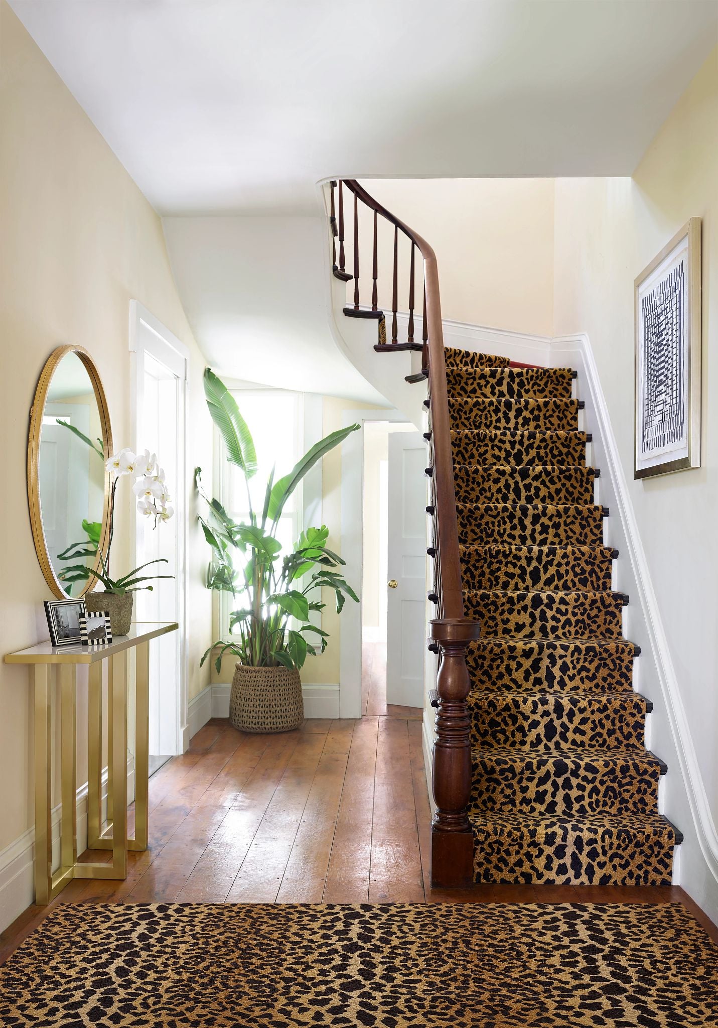 Leopard Hand Micro Hooked Wool Rug RUGS - wool Dash & Albert