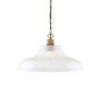 London Railway Pendant LIGHTING - Pendant Mullan Lighting Antique Brass