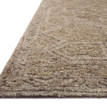 Loloi Mabel Bark / Graphite Rug RUGS - wool Loloi 18" x 18" sample