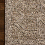 Loloi Mabel Bark / Graphite Rug RUGS - wool Loloi 18" x 18" sample