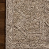 Loloi Mabel Bark / Graphite Rug RUGS - wool Loloi 18" x 18" sample