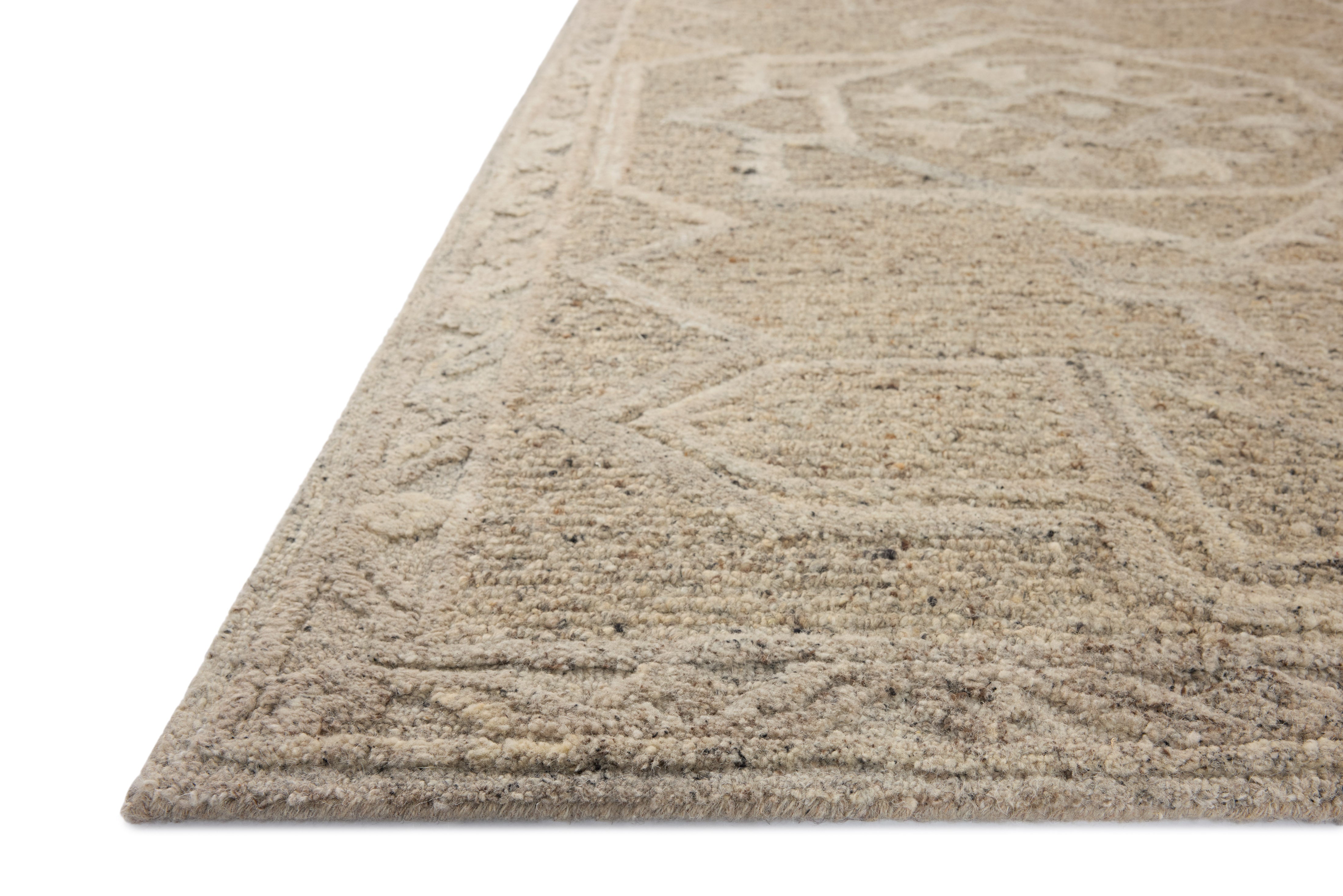 Loloi Mabel Pebble / Mist Rug RUGS - wool Loloi 18" x 18" sample