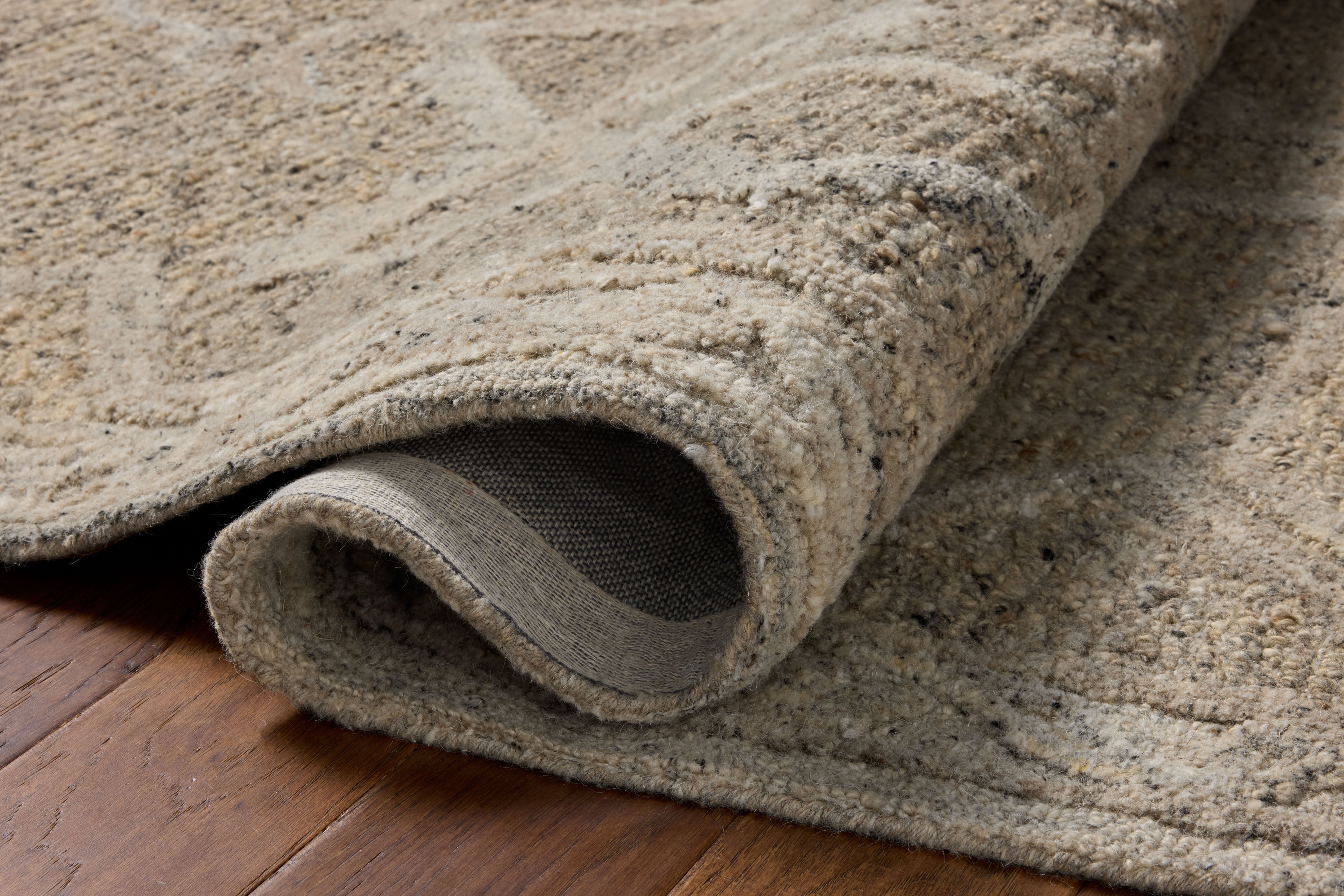 Loloi Mabel Pebble / Mist Rug RUGS - wool Loloi 18" x 18" sample