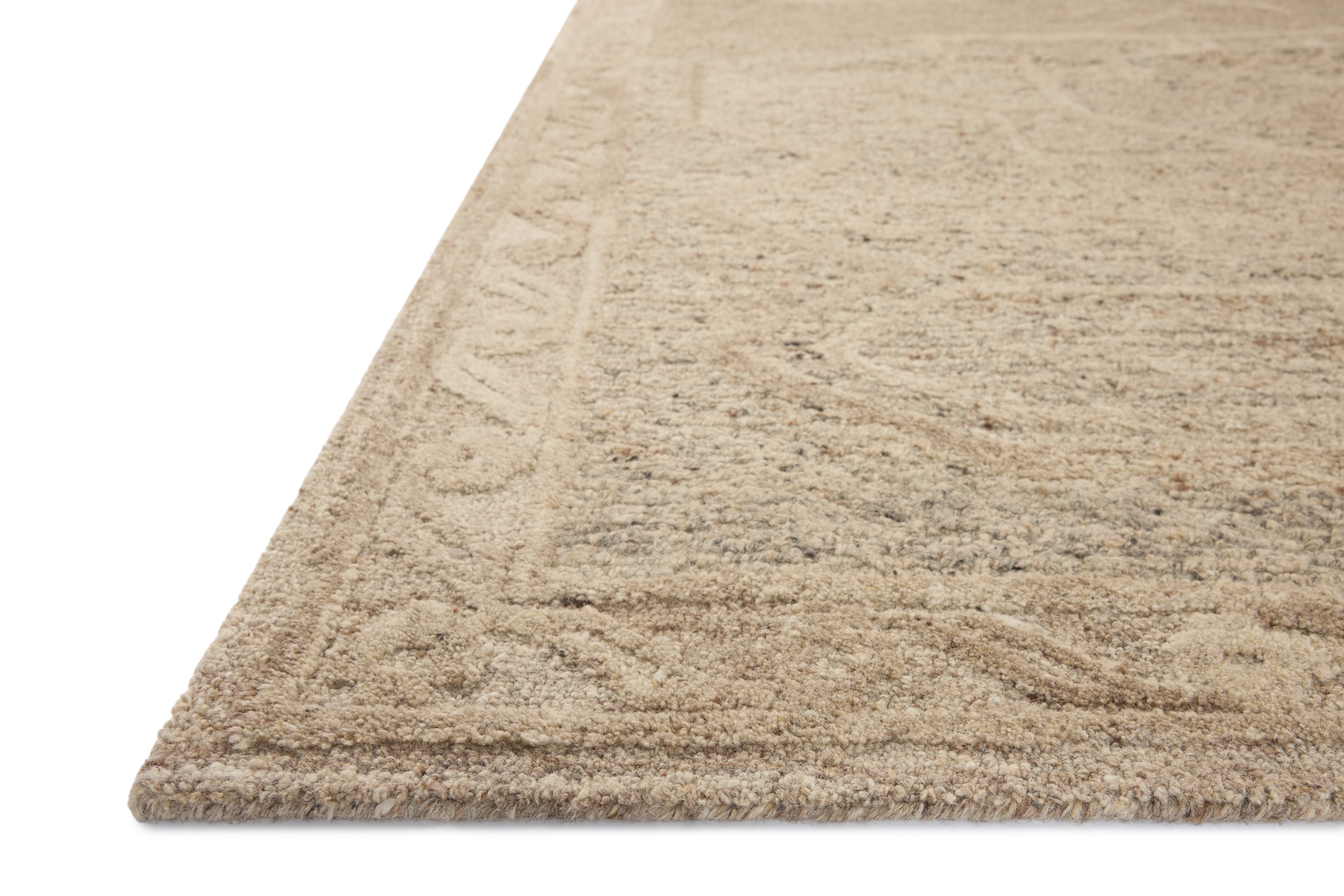 Loloi Mabel Stone / Sand Rug RUGS - wool Loloi 18" x 18" sample