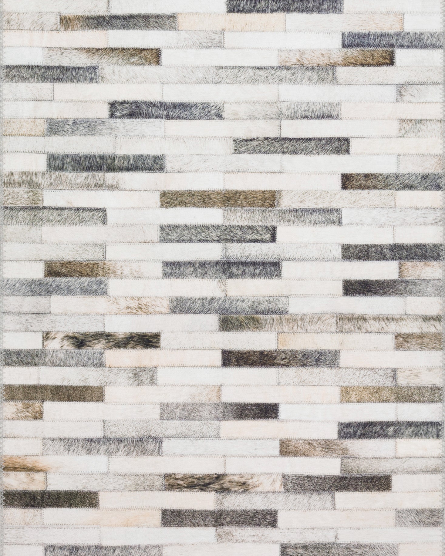 Loloi Maddox Ivory / Grey Rug RUGS - synthetic Loloi