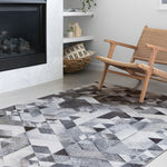 Loloi Maddox Grey / Ivory Rug RUGS - synthetic Loloi