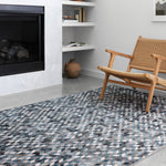 Loloi Maddox Ocean / Grey Rug RUGS - synthetic Loloi