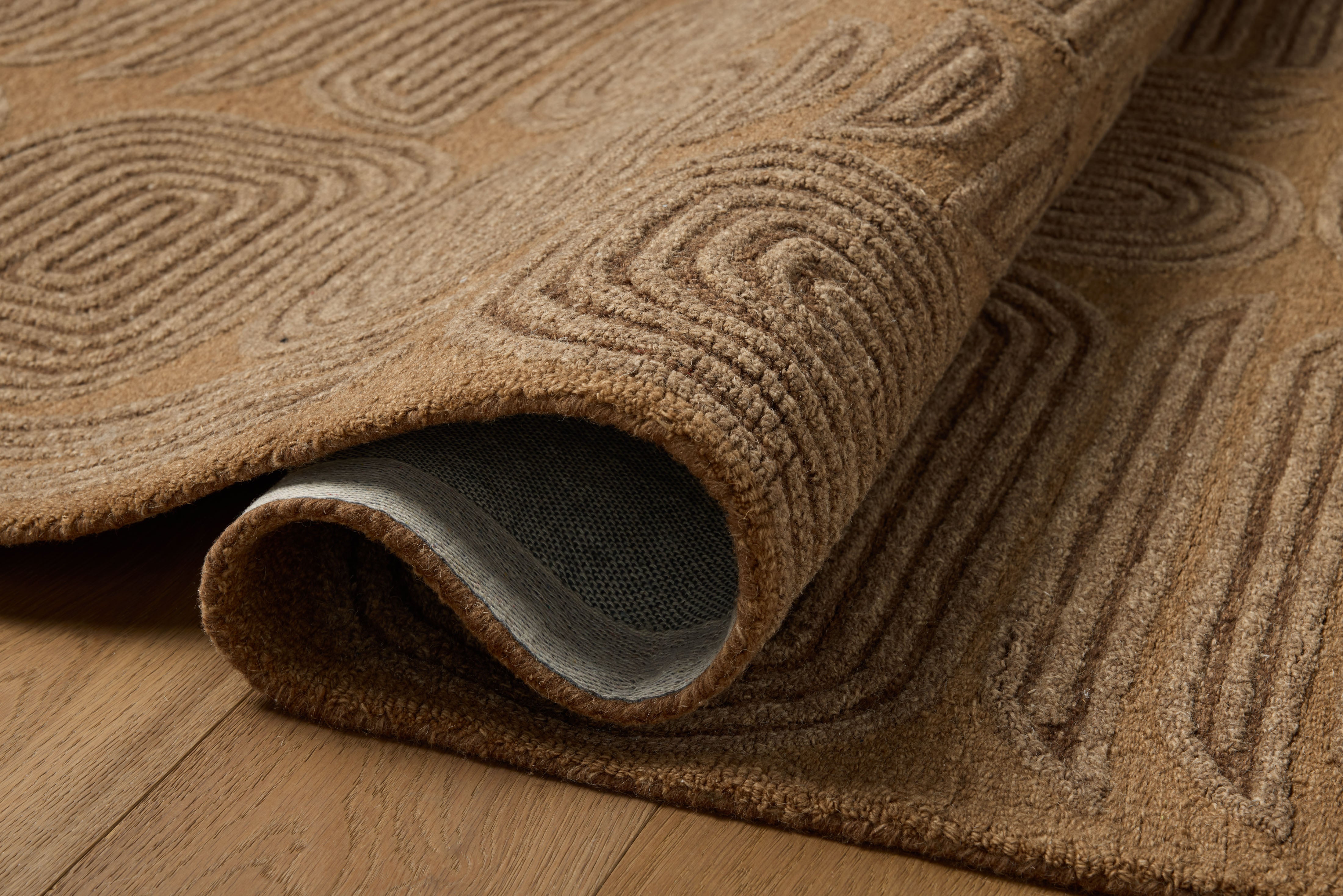 Brigette Romanek x Loloi Madi Mocha / Cocoa Rug RUGS - wool Loloi 18" x 18" sample