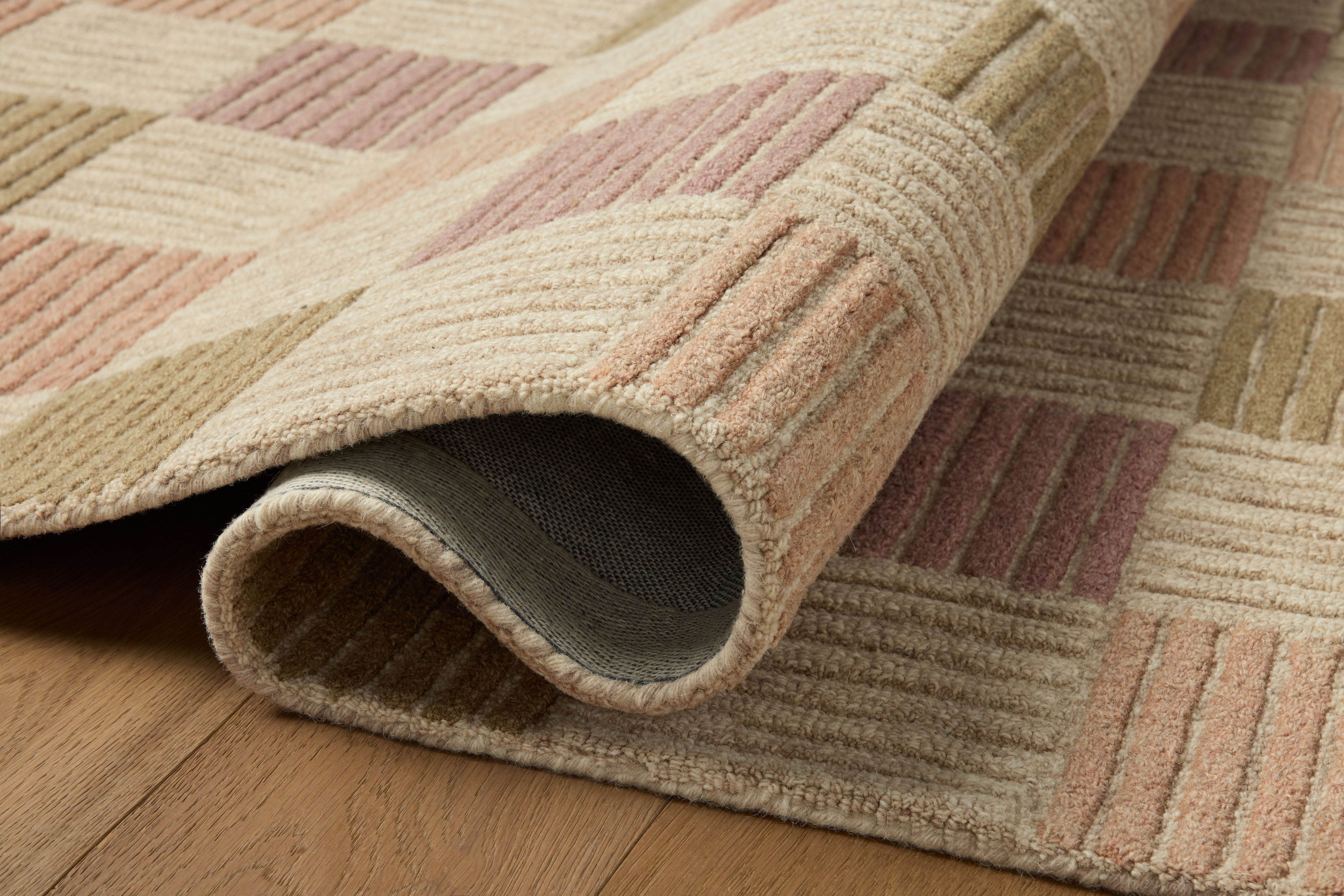 Brigette Romanek x Loloi Madi Natural / Multi Rug RUGS - wool Loloi 18" x 18" sample
